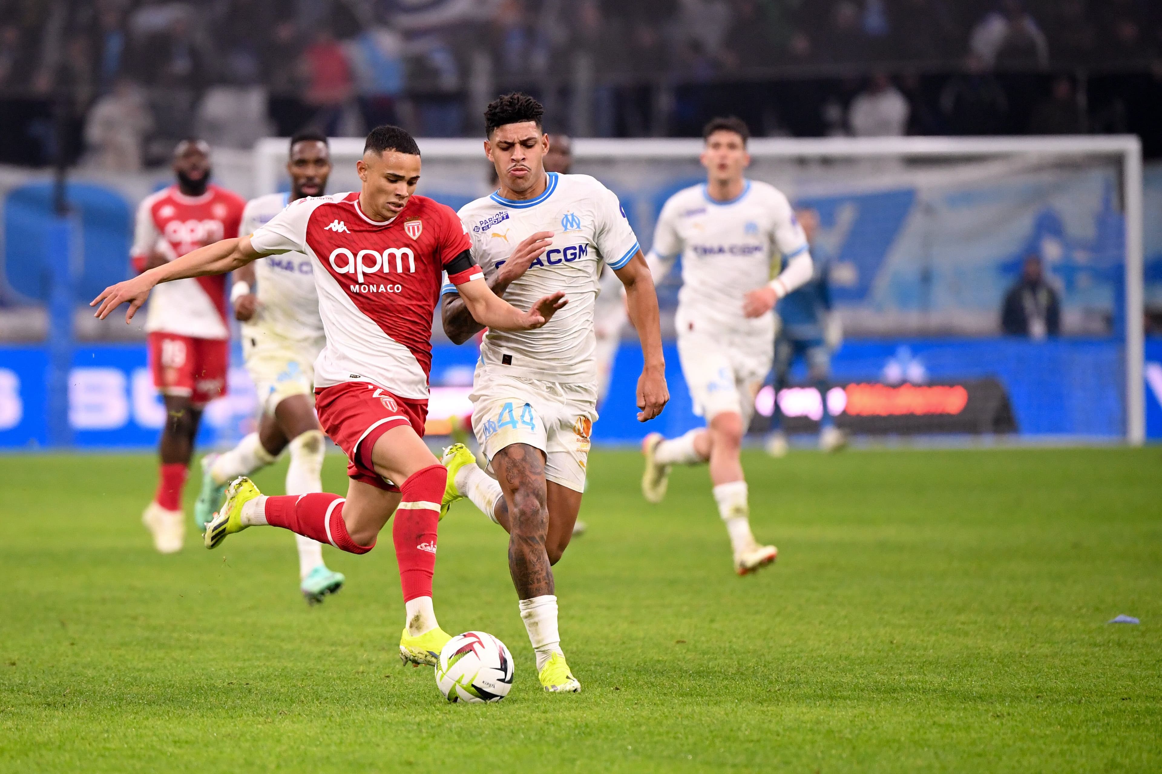 AS Monaco vs Olympique de Marseille gallery image 2 showing Monaco